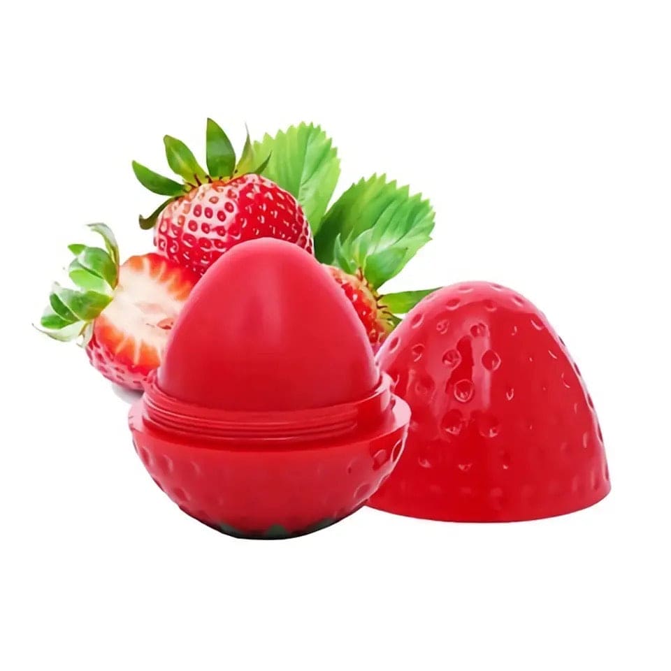 Strawberry Lip Balm, Cute Moisturizer Makeup Lip Balm, Natural Cosmetic Lip Gloss Strawberry Lip Balm, Cute Moisturizer Makeup Lip Balm, Natural Cosmetic Lip Gloss
